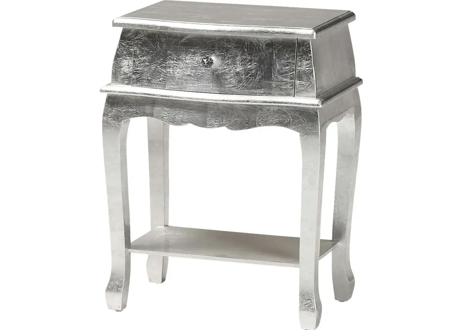 Brinkhoff III Silver Nightstand