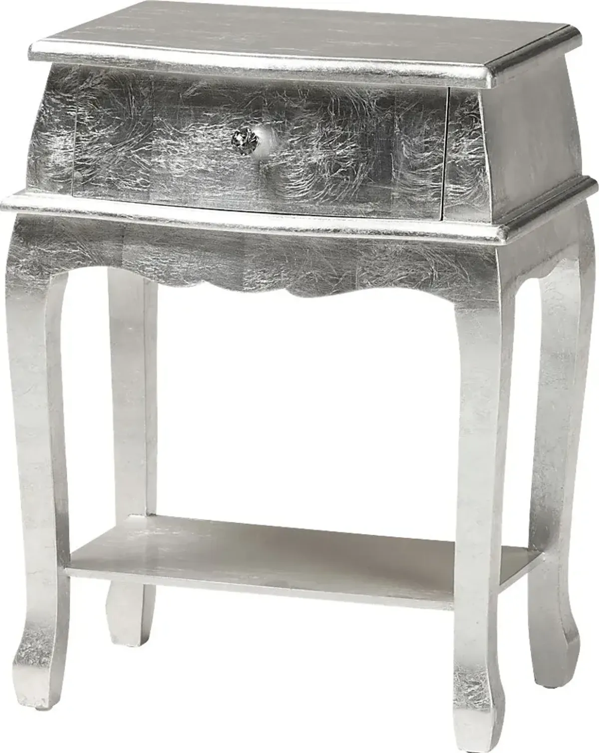 Brinkhoff III Silver Nightstand