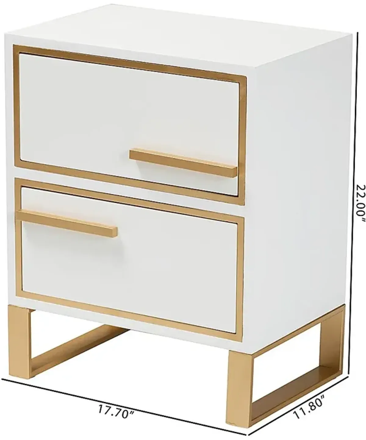 Coveyrise White Nightstand