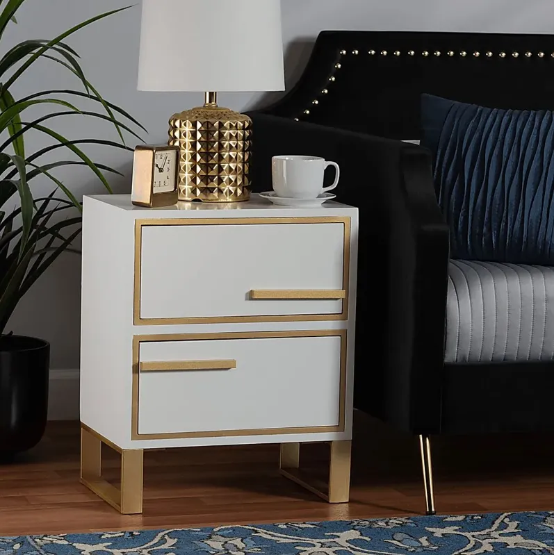 Coveyrise White Nightstand