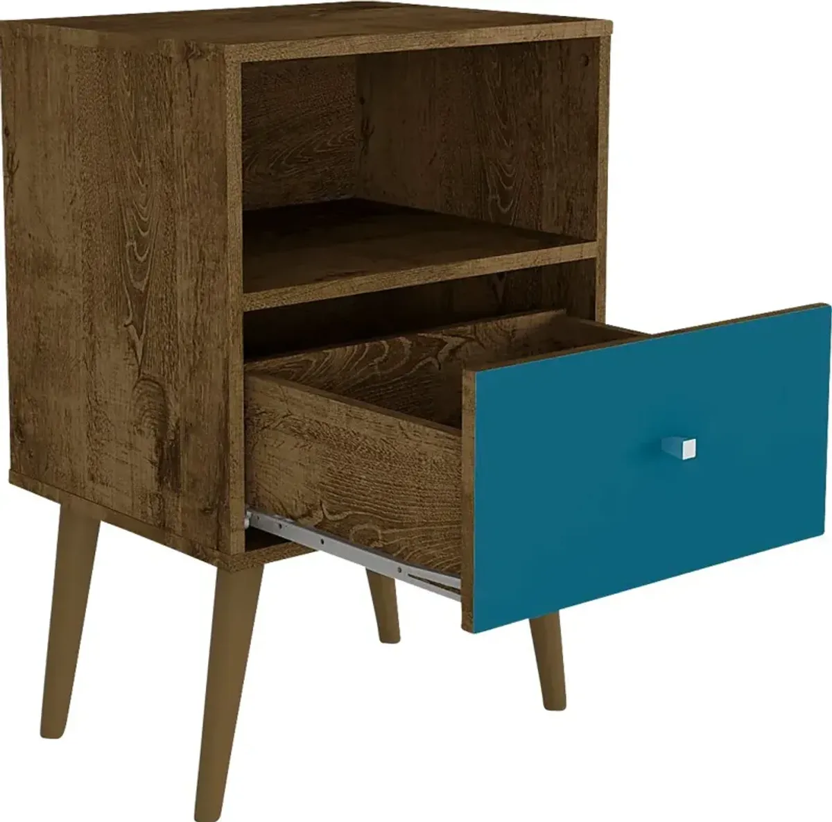 Alamitos IV Aqua Nightstand