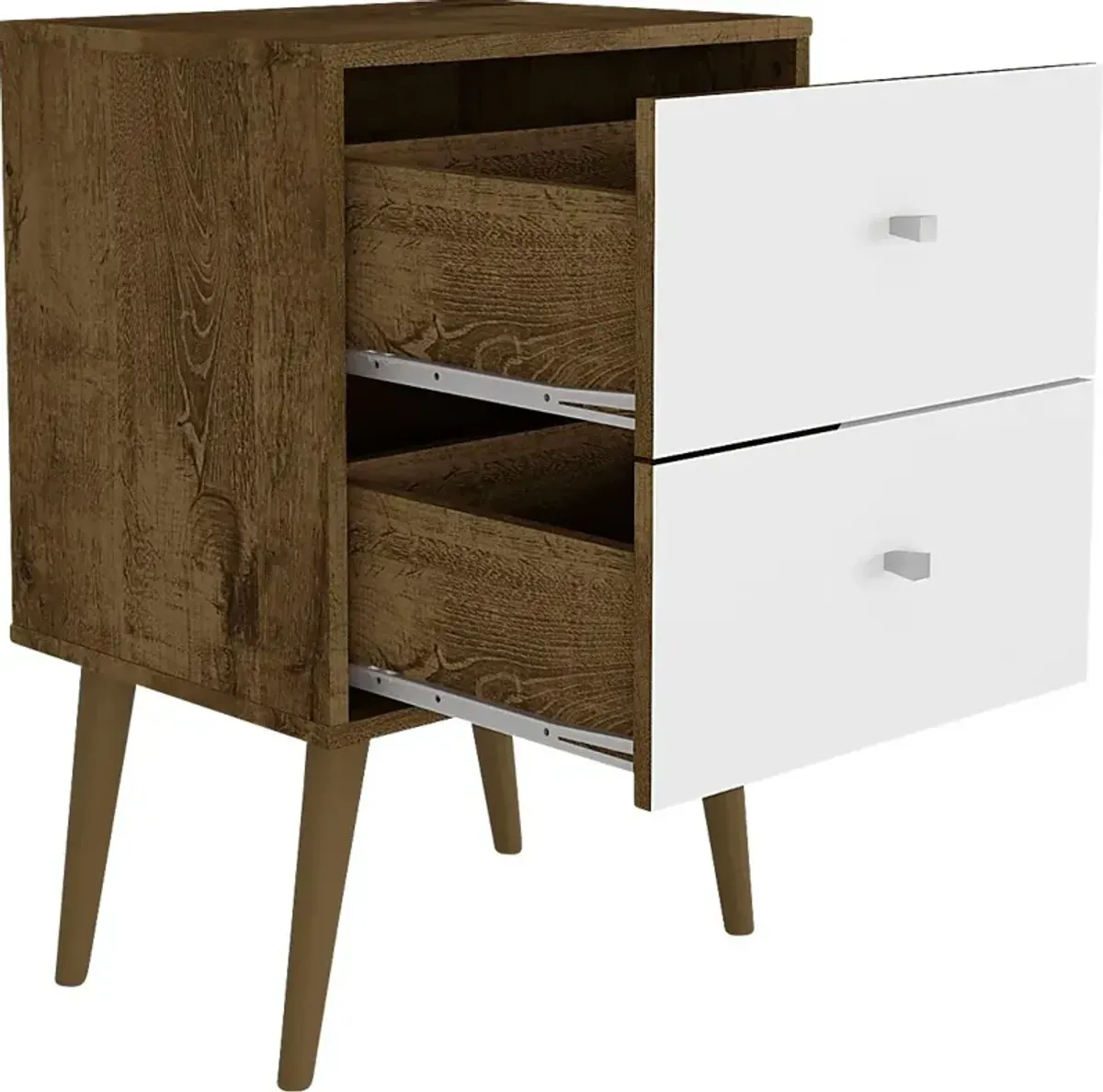 Alamitos VI White Nightstand