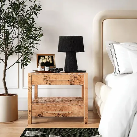 Ailshie I Brown Nightstand