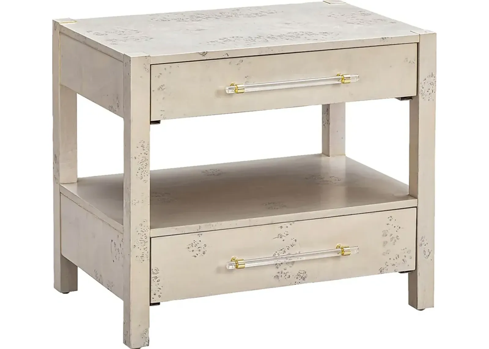 Ailshie I White Nightstand