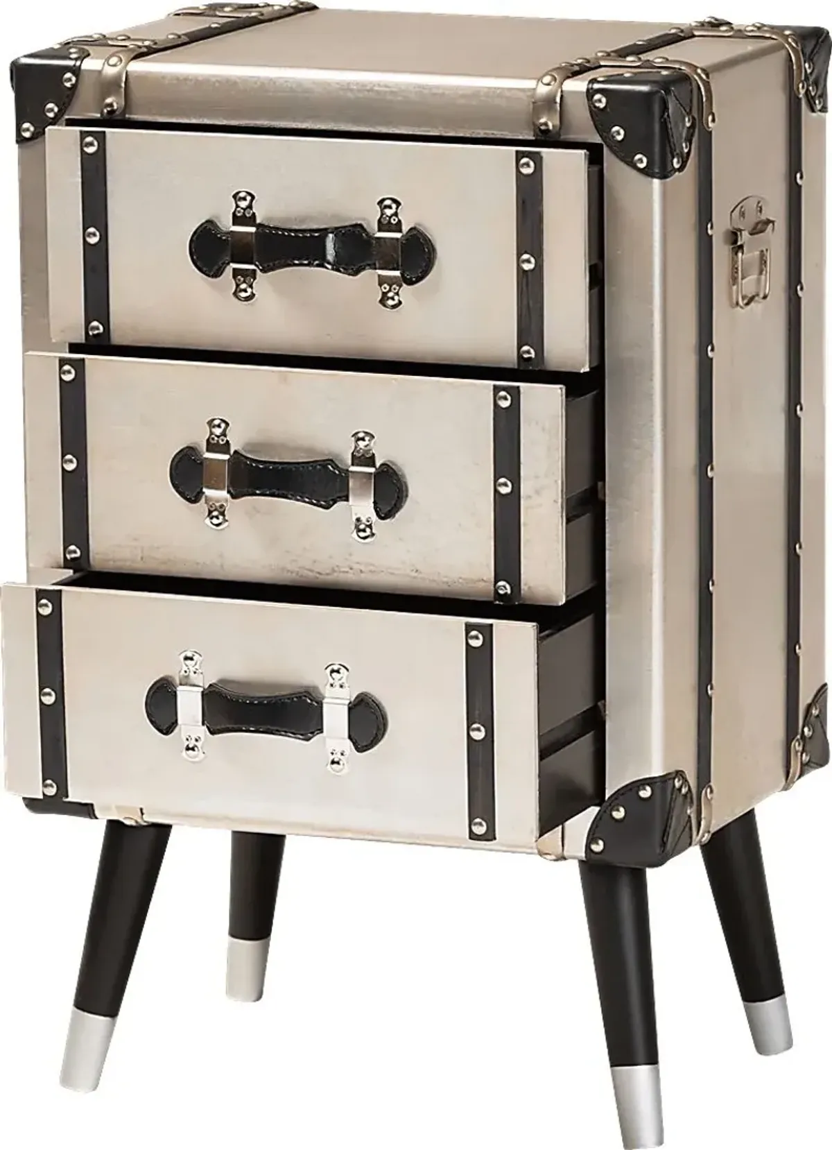 Anihinga Silver Accent Cabinet