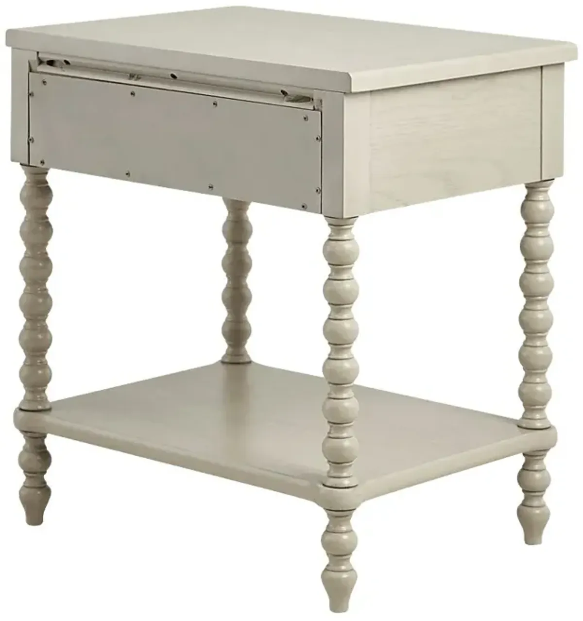 Hanchey White Accent Table