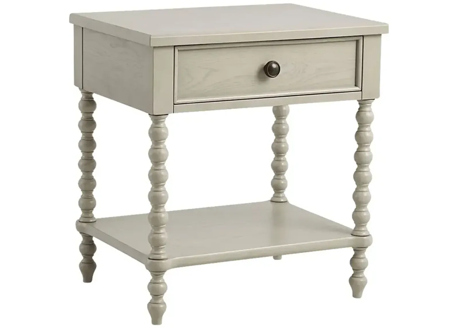 Hanchey White Accent Table