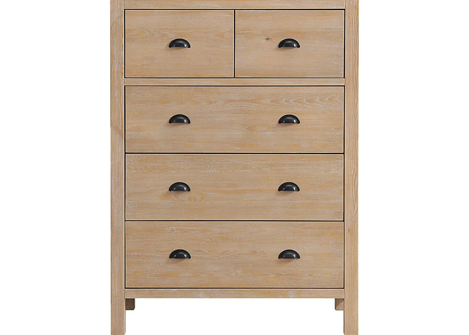 Arrieta Brown 5 Drawer Chest