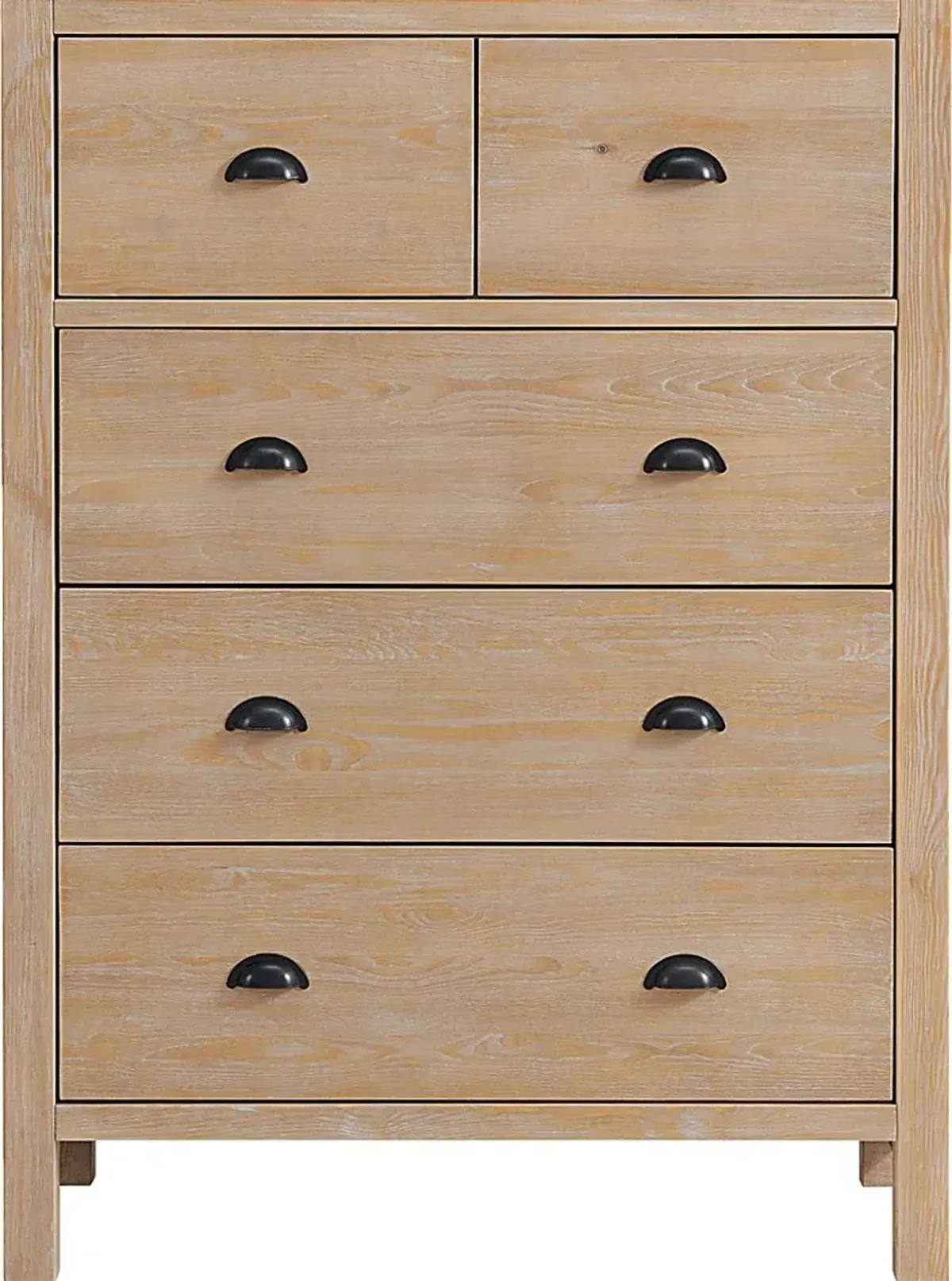 Arrieta Brown 5 Drawer Chest