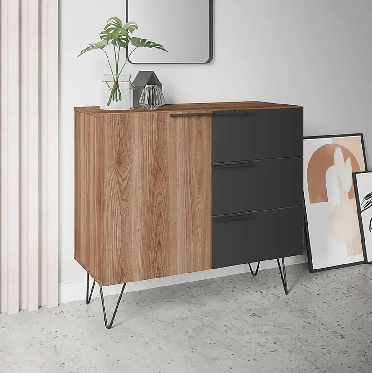 Leihigh Black Dresser