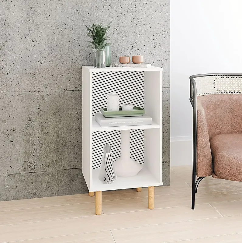 Mizeur II White Nightstand