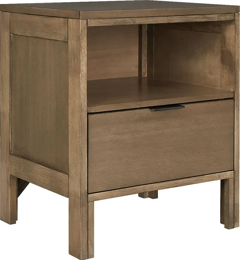 Berdella Brown Nightstand