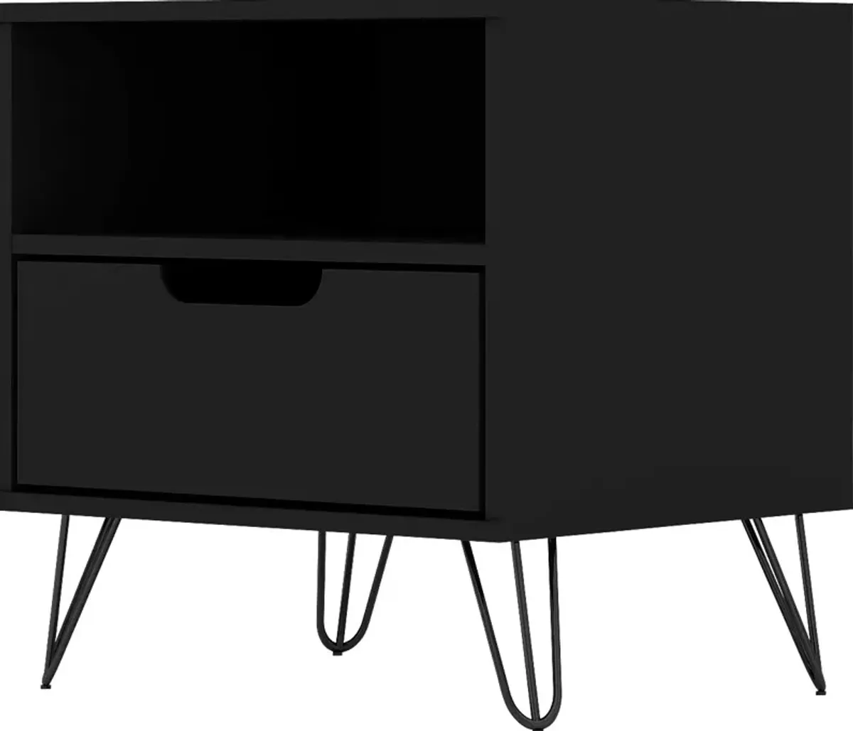 Camomile IV Black Nightstand