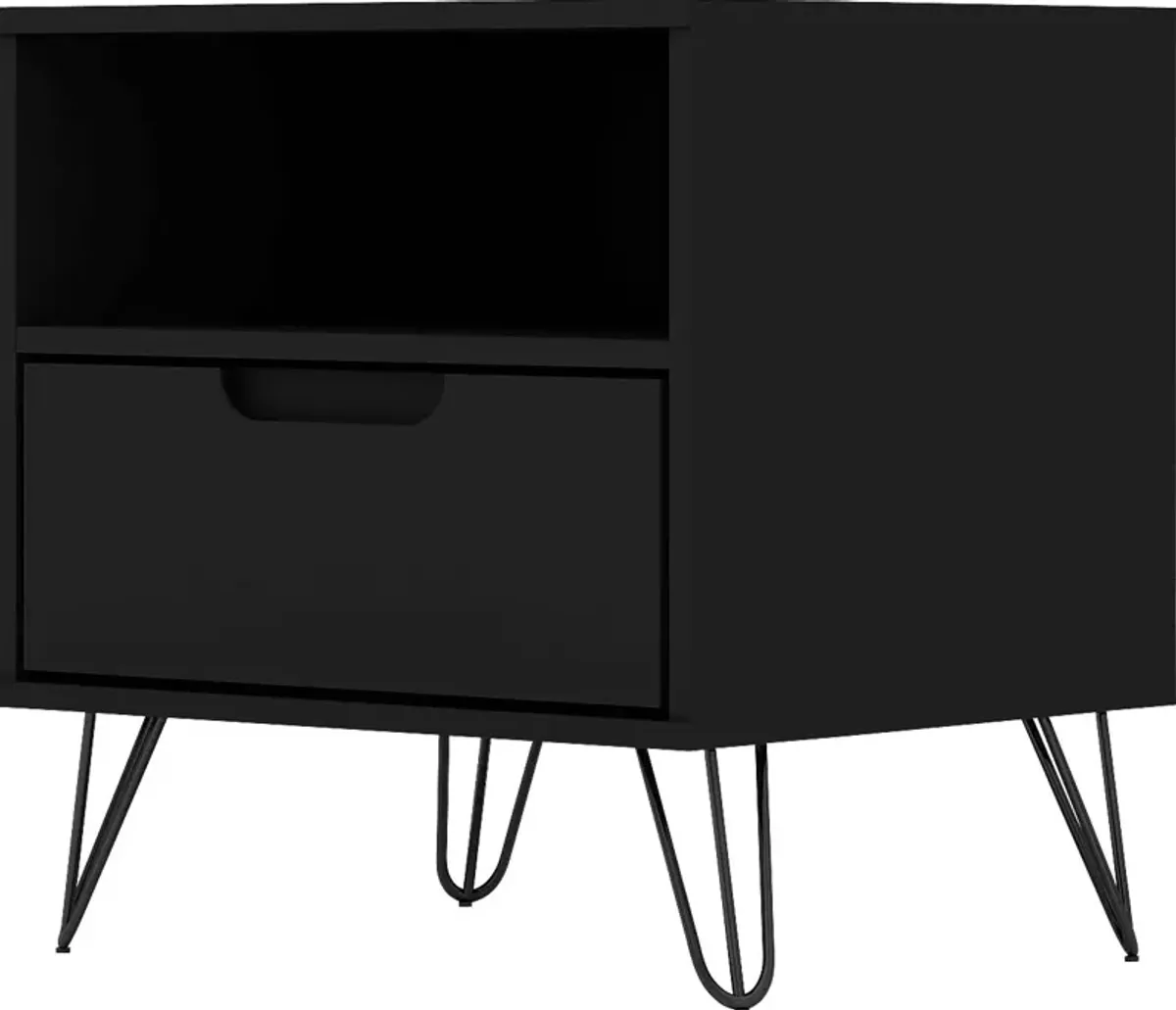 Camomile IV Black Nightstand