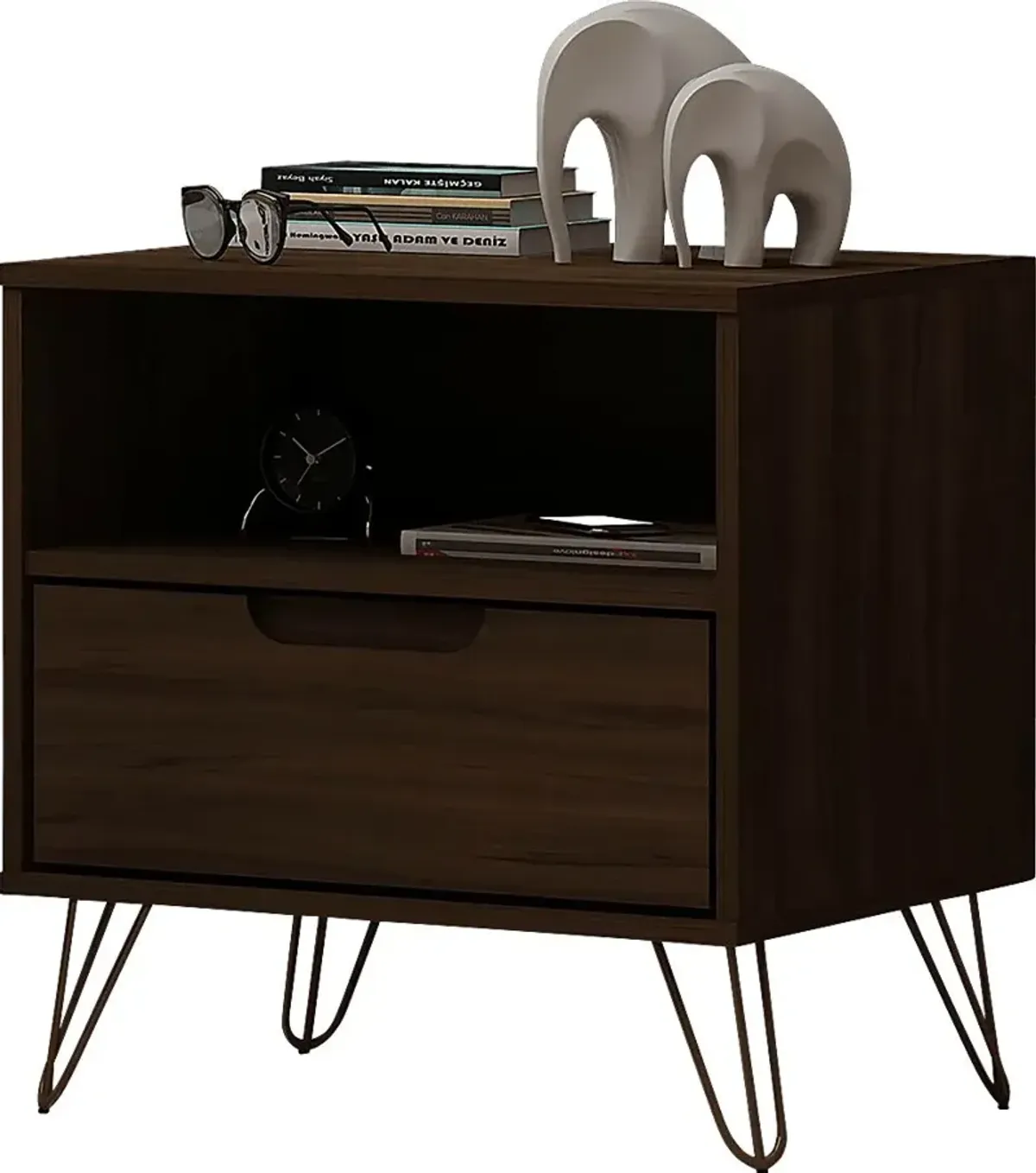 Camomile IV Brown Nightstand