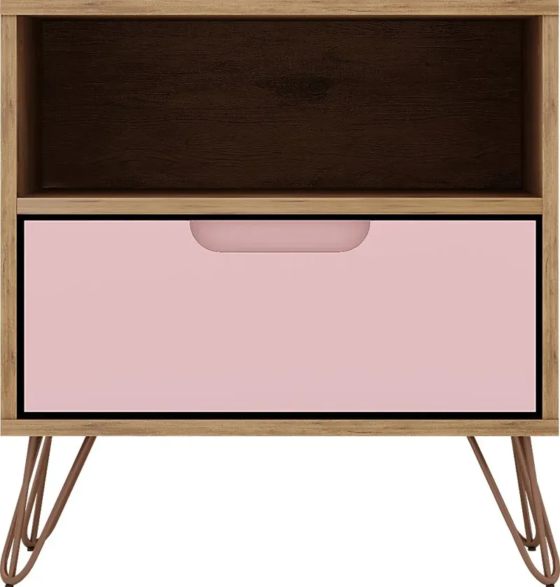 Camomile IV Pink Nightstand