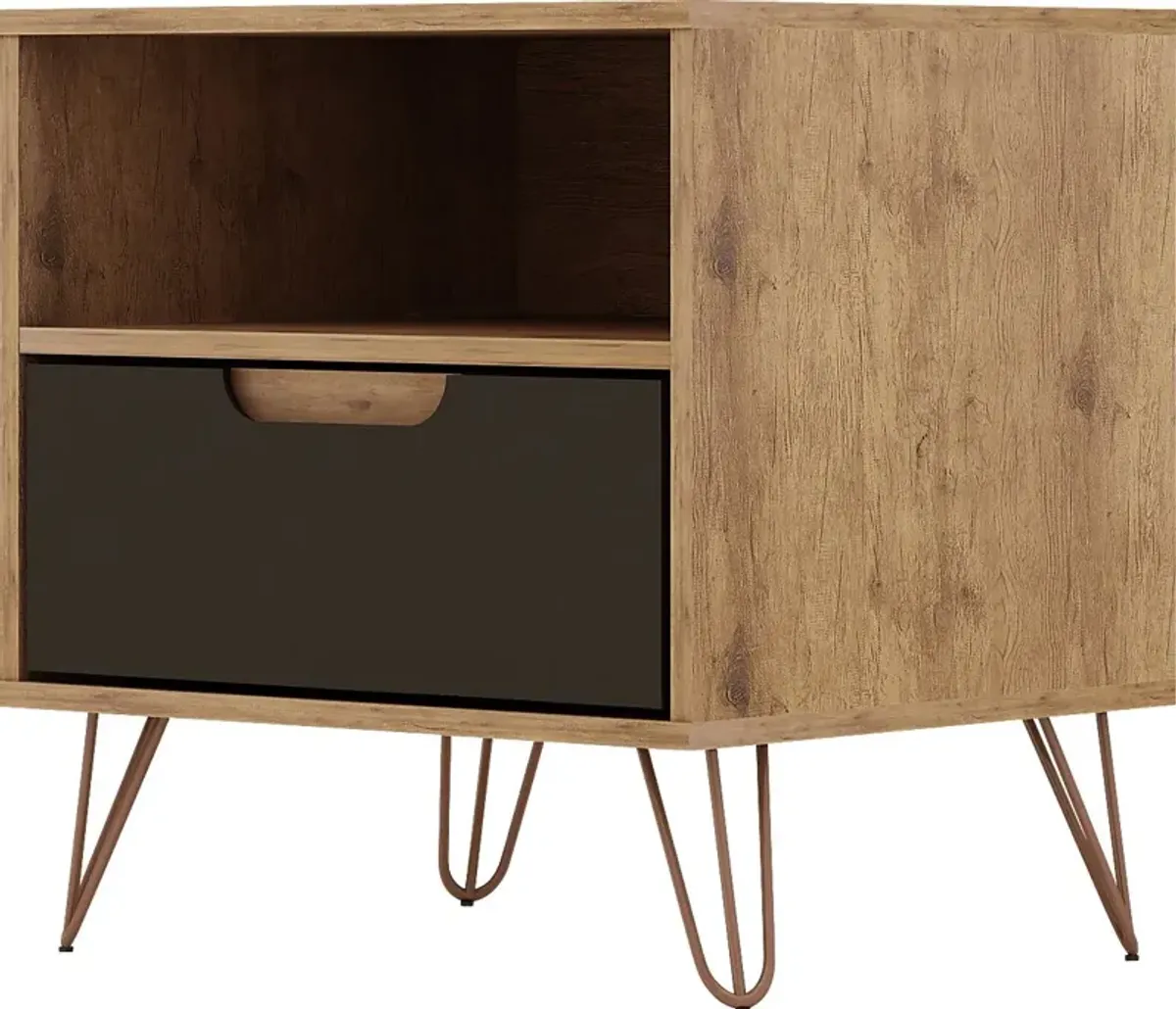 Camomile IV Gray Nightstand