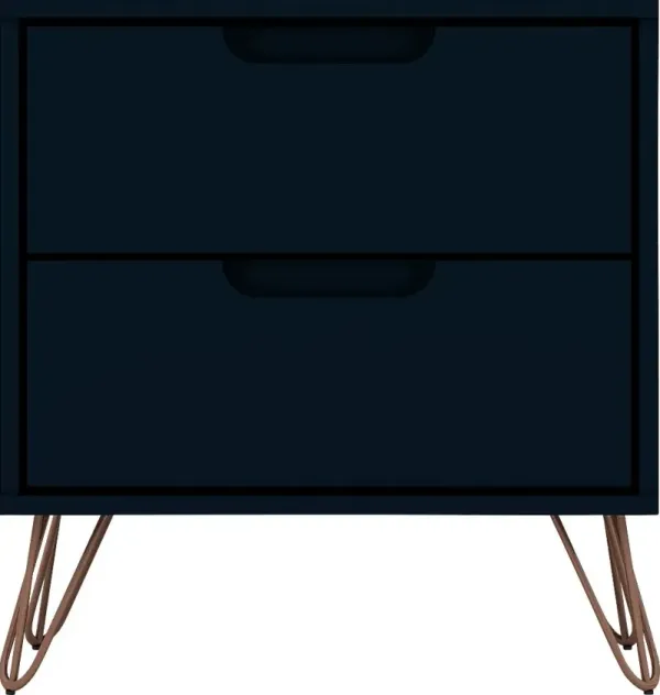 Camomile V Midnight Blue Nightstand