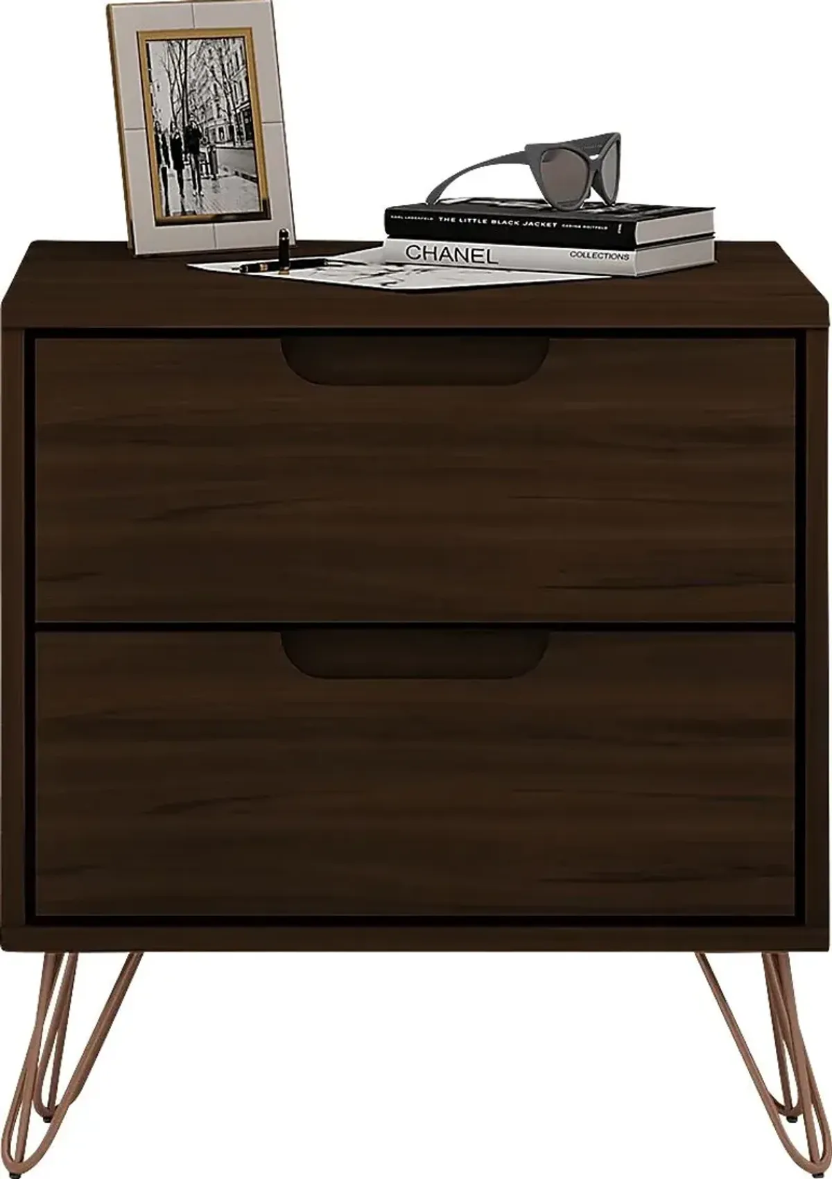 Camomile V Brown Nightstand