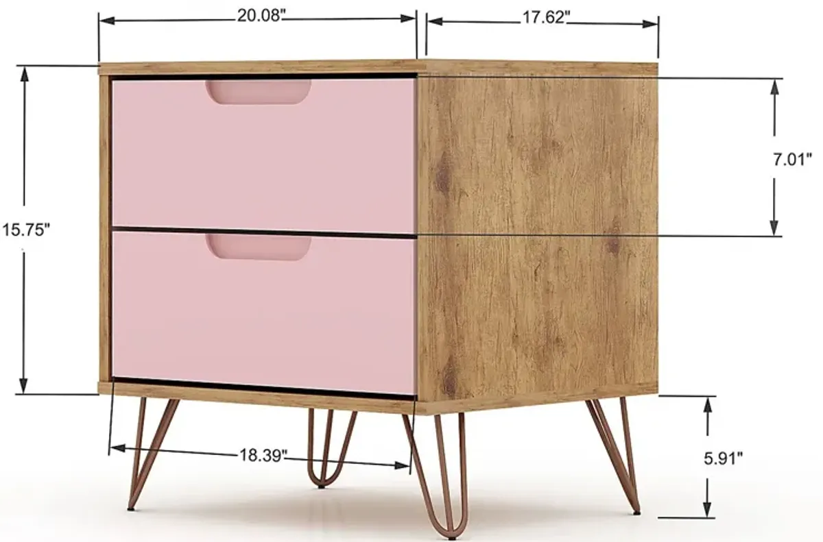 Camomile V Pink Nightstand