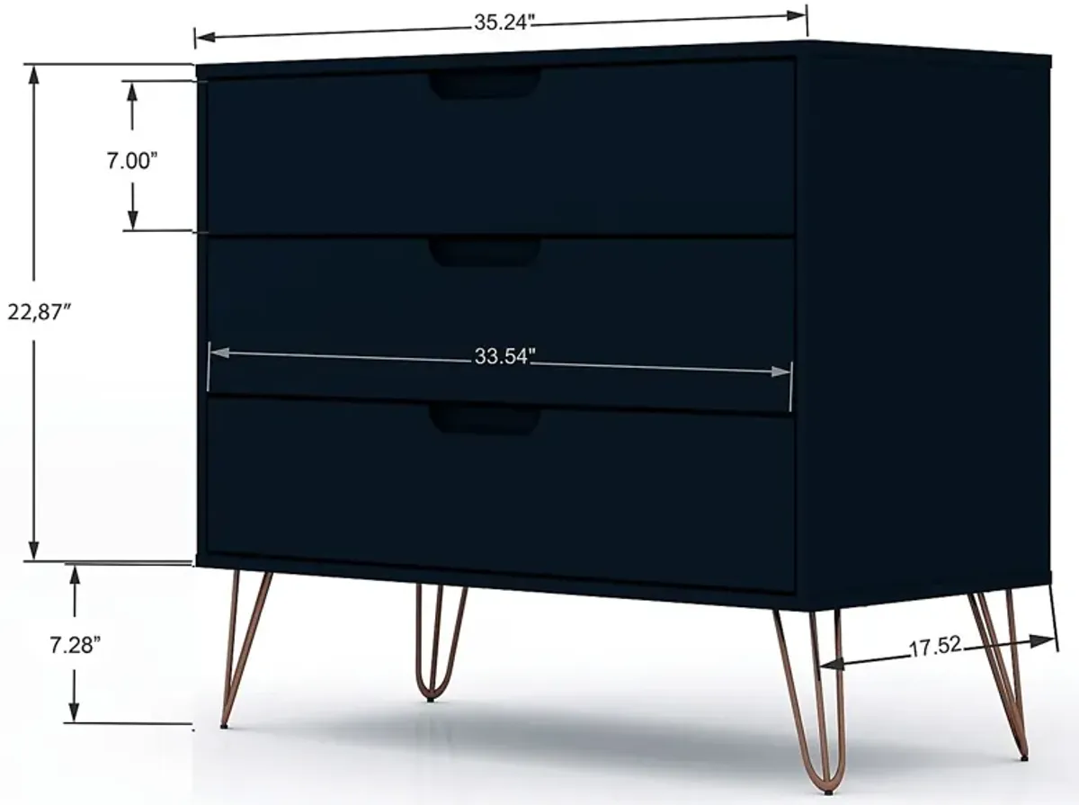 Camomile VI Midnight Blue Dresser