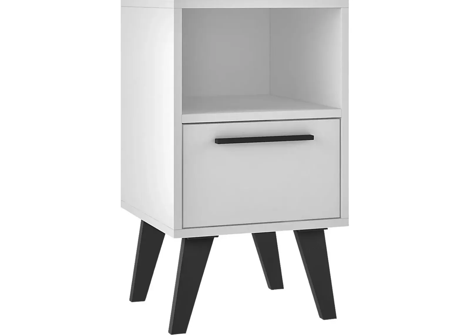 Exmore White Nightstand