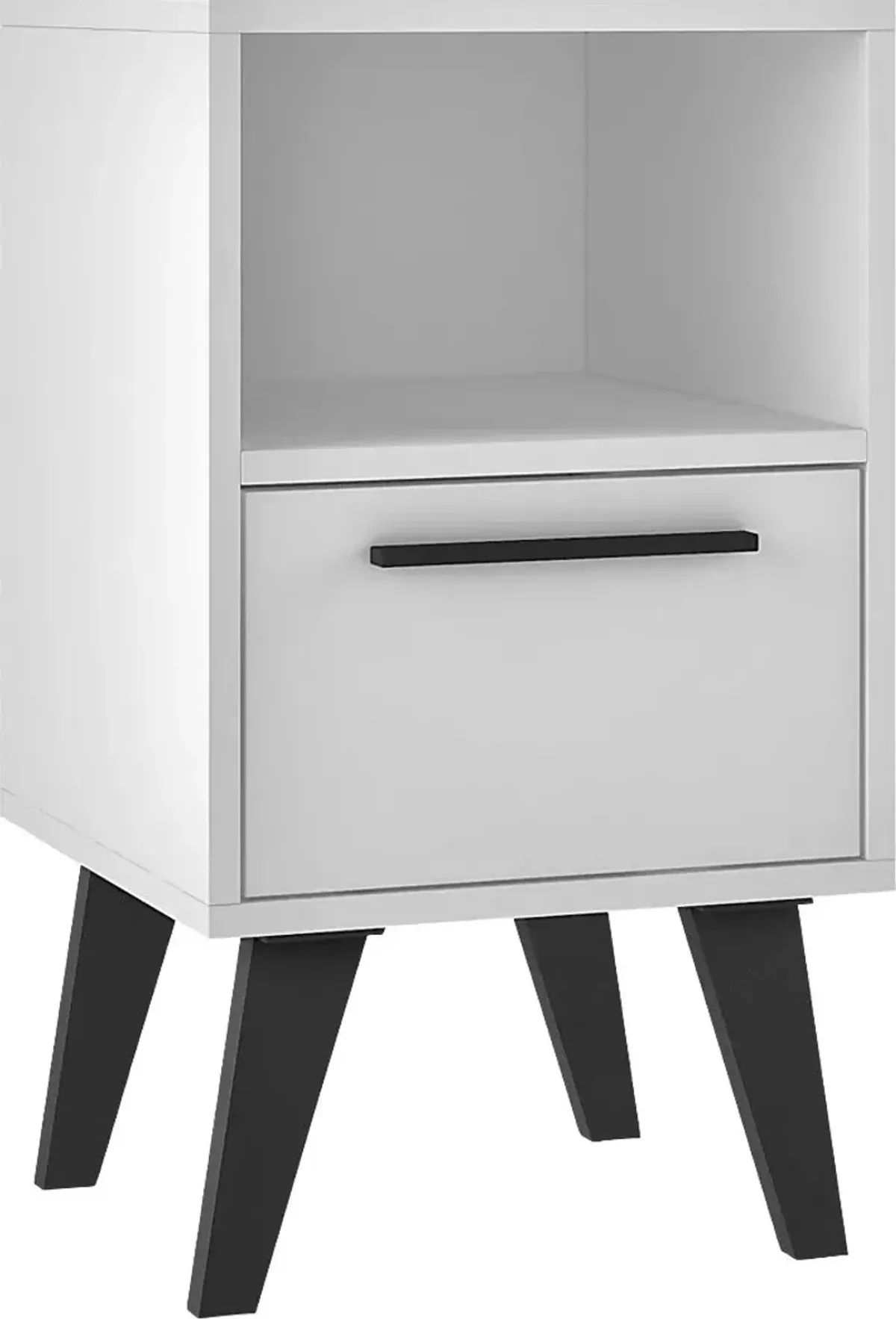 Exmore White Nightstand