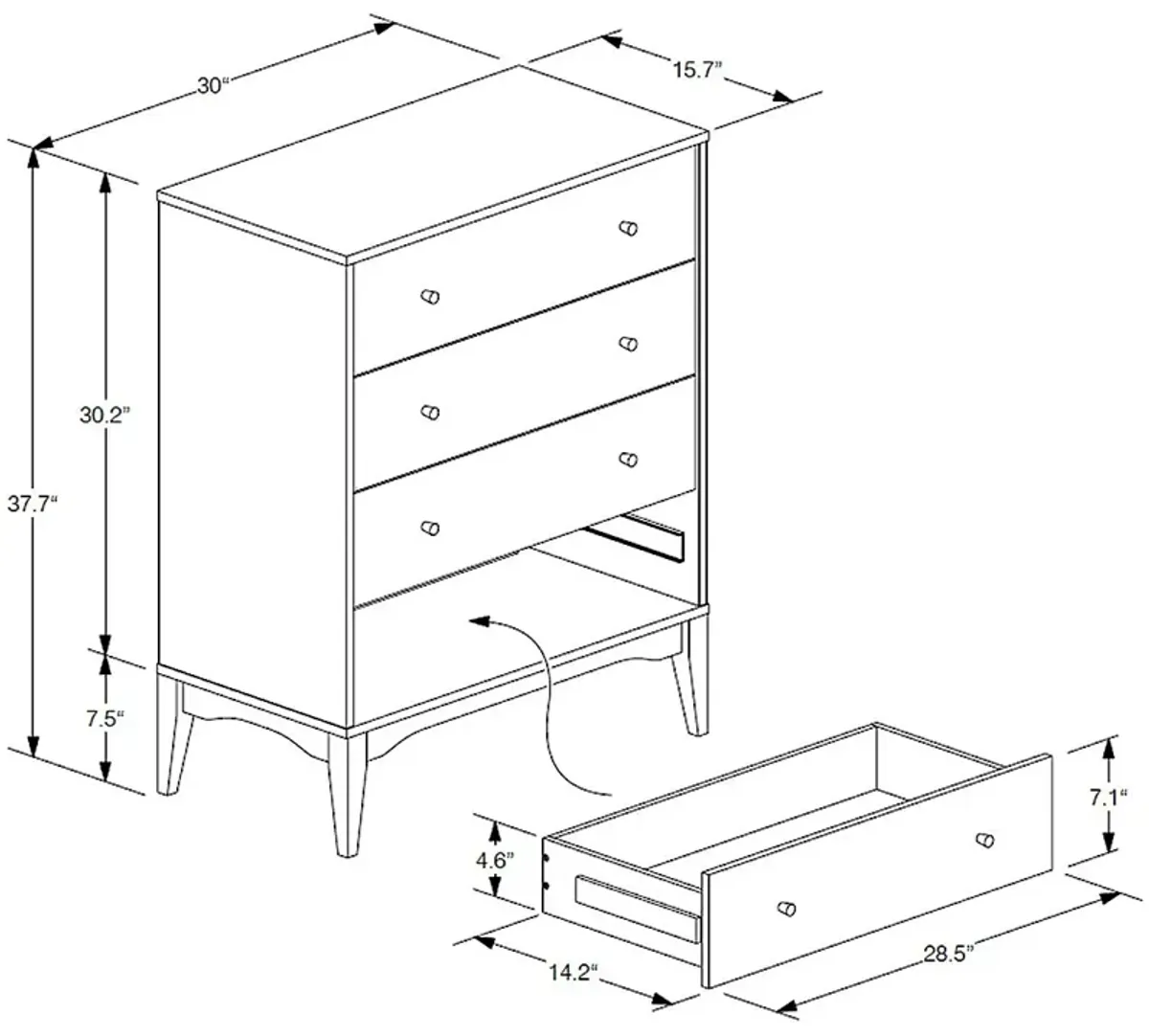 Ballentrae Brown Chest