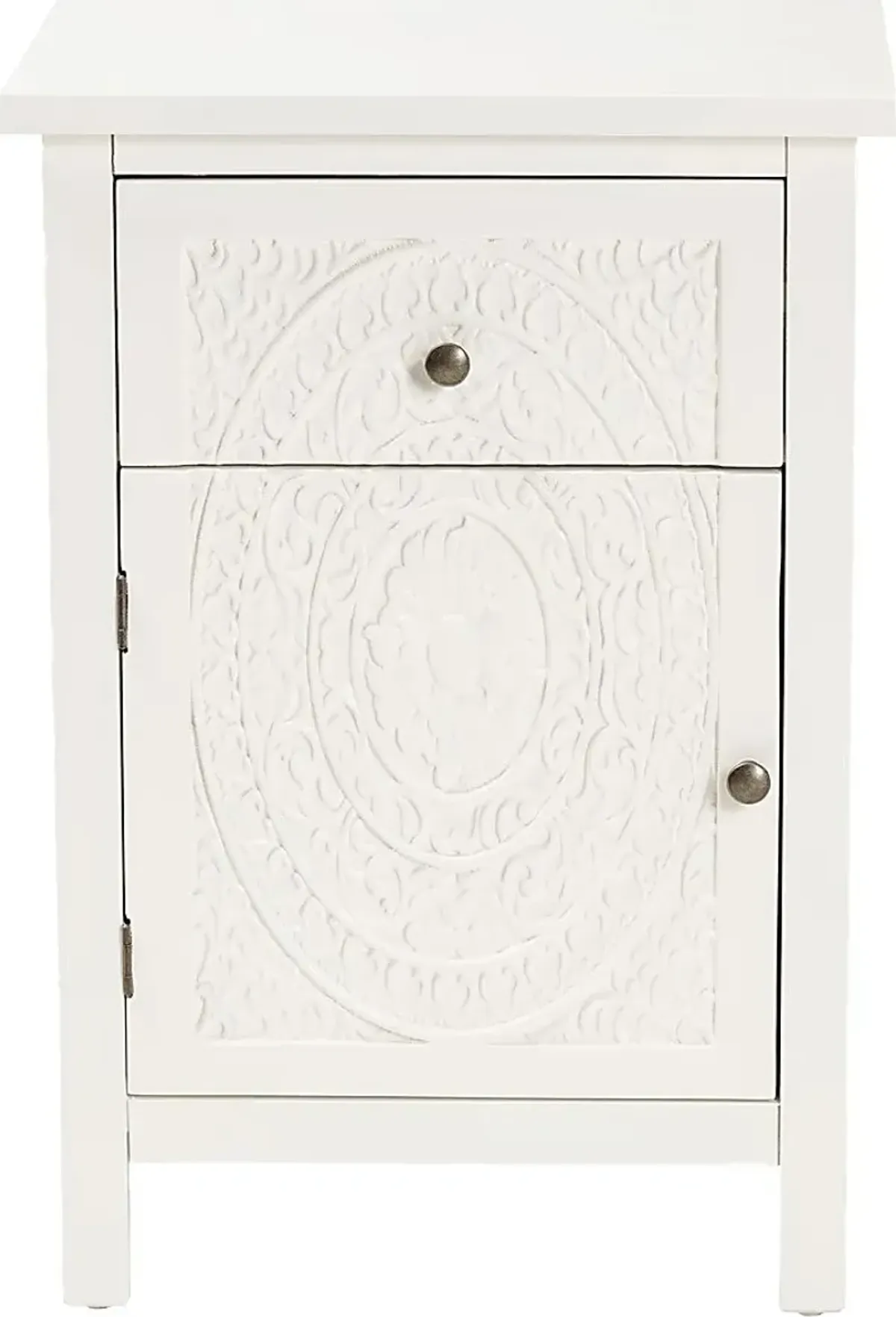 Radslow White Nightstand