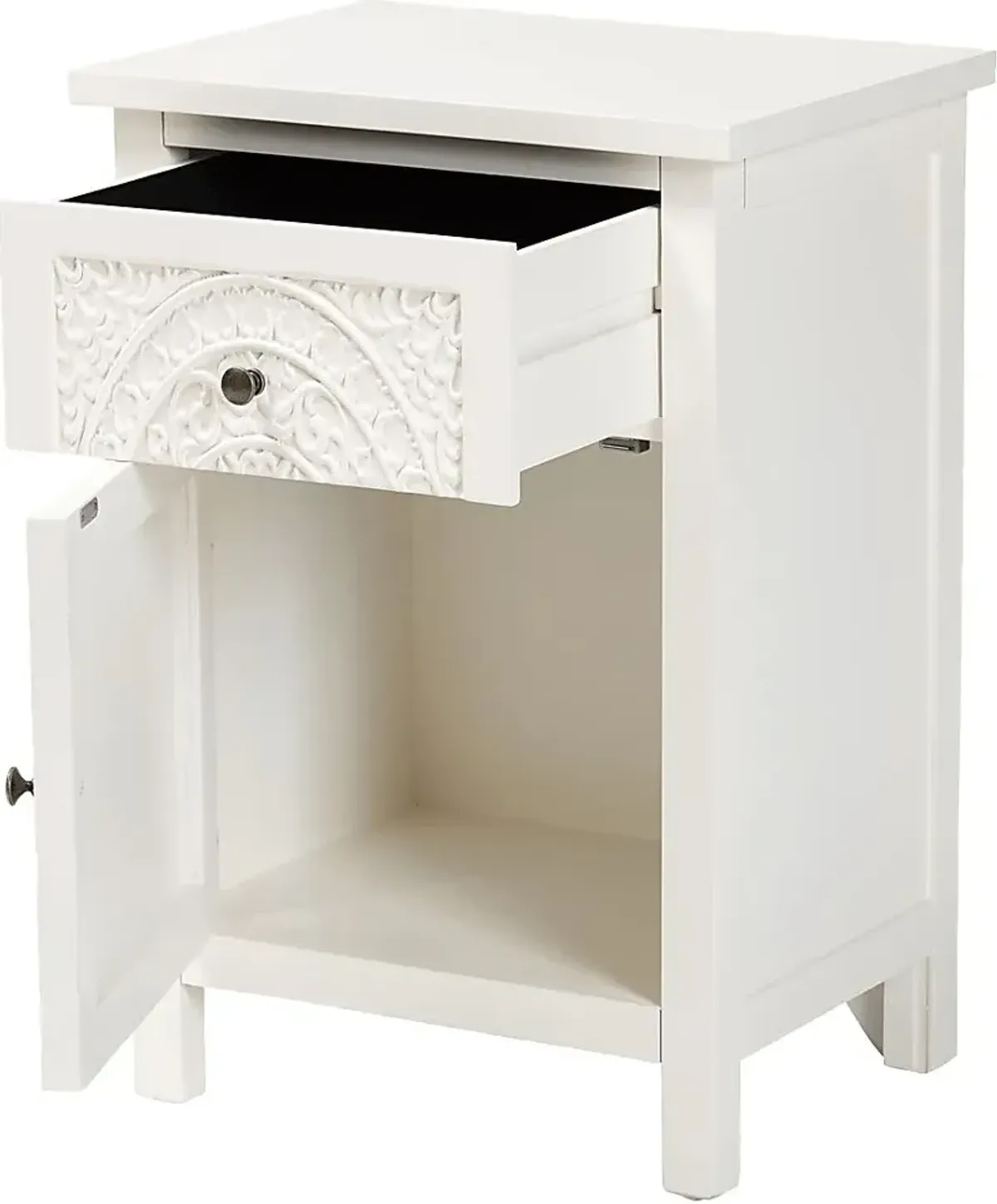 Radslow White Nightstand