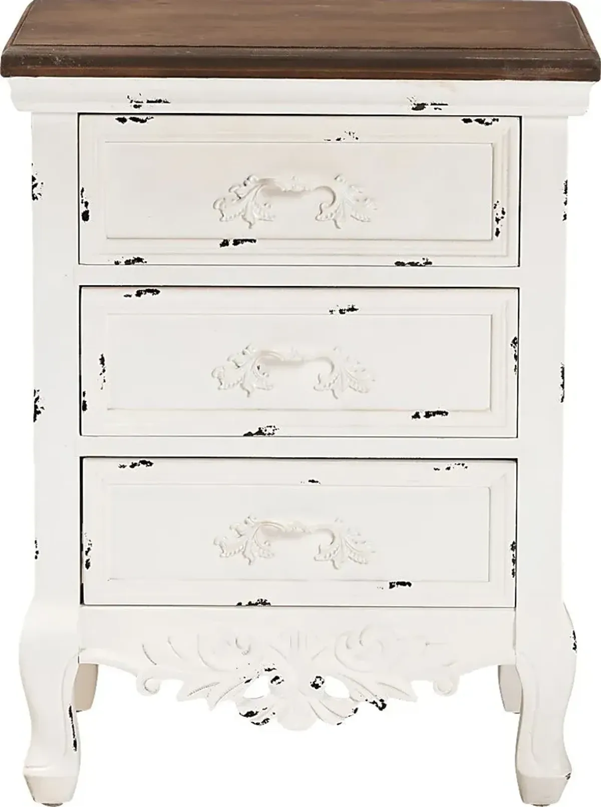 Raveneaux White Nightstand