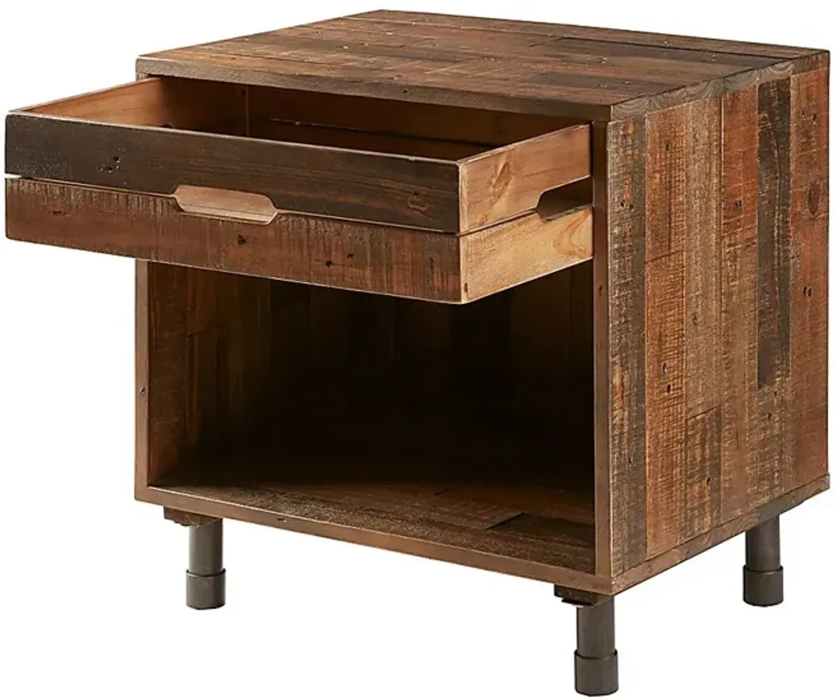 Rimstone Brown Nightstand