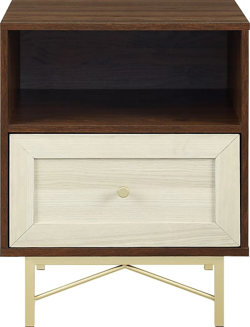 Weighmont White Nightstand