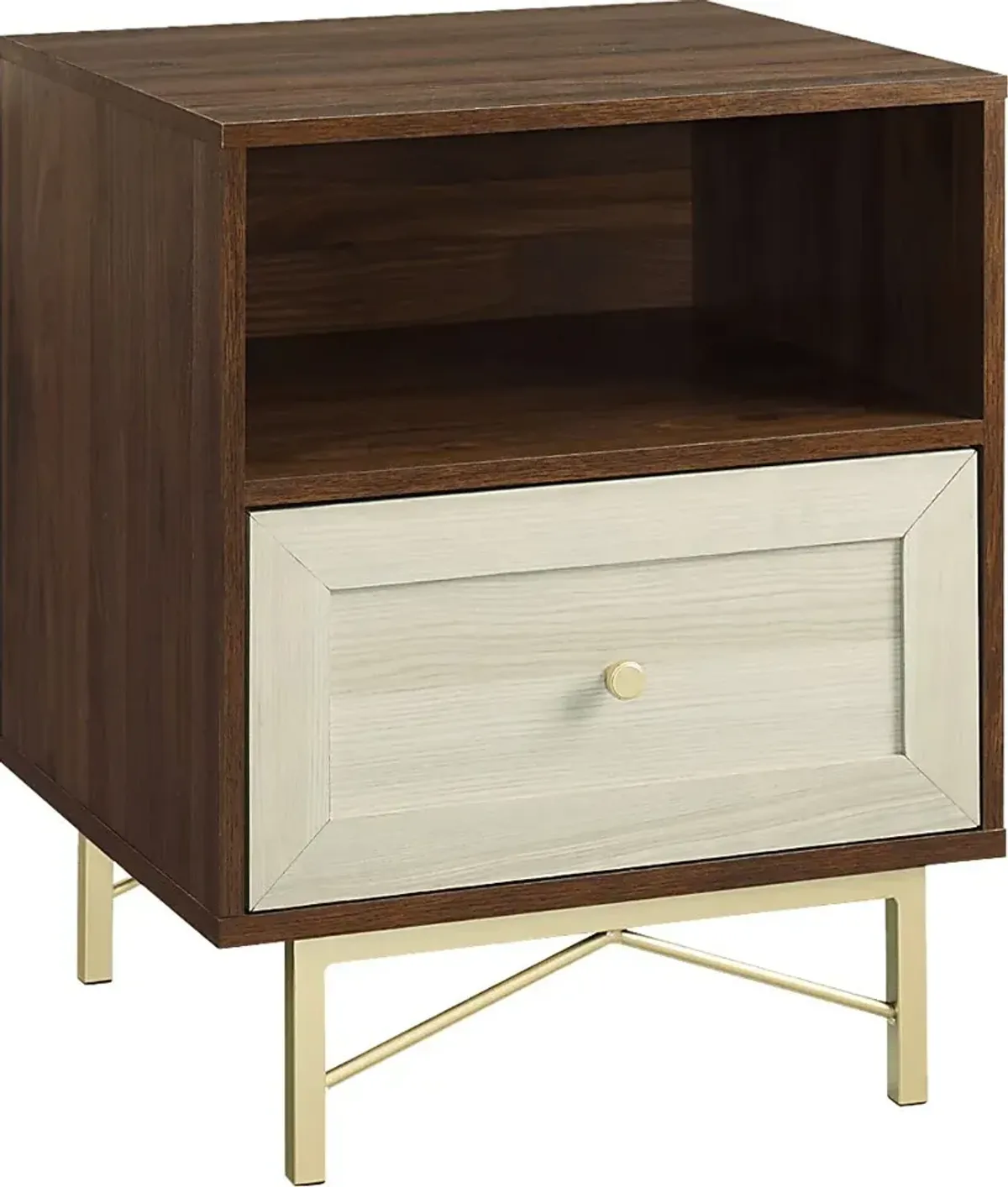 Weighmont White Nightstand