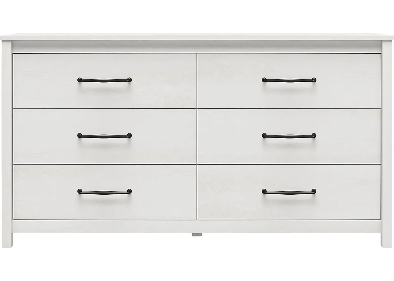 Carmarthen White 6 Drawer Dresser