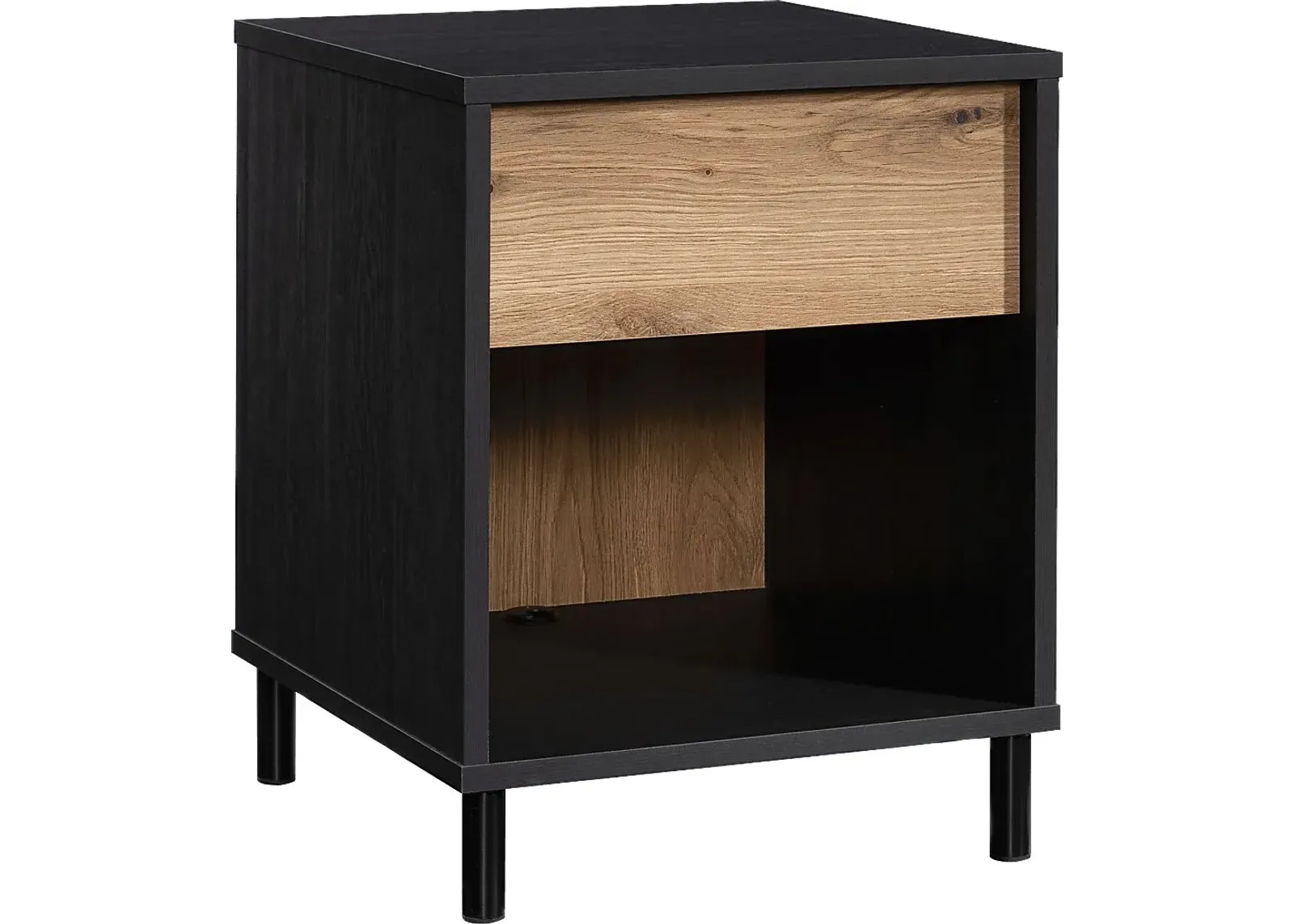 Almosa Black Nightstand