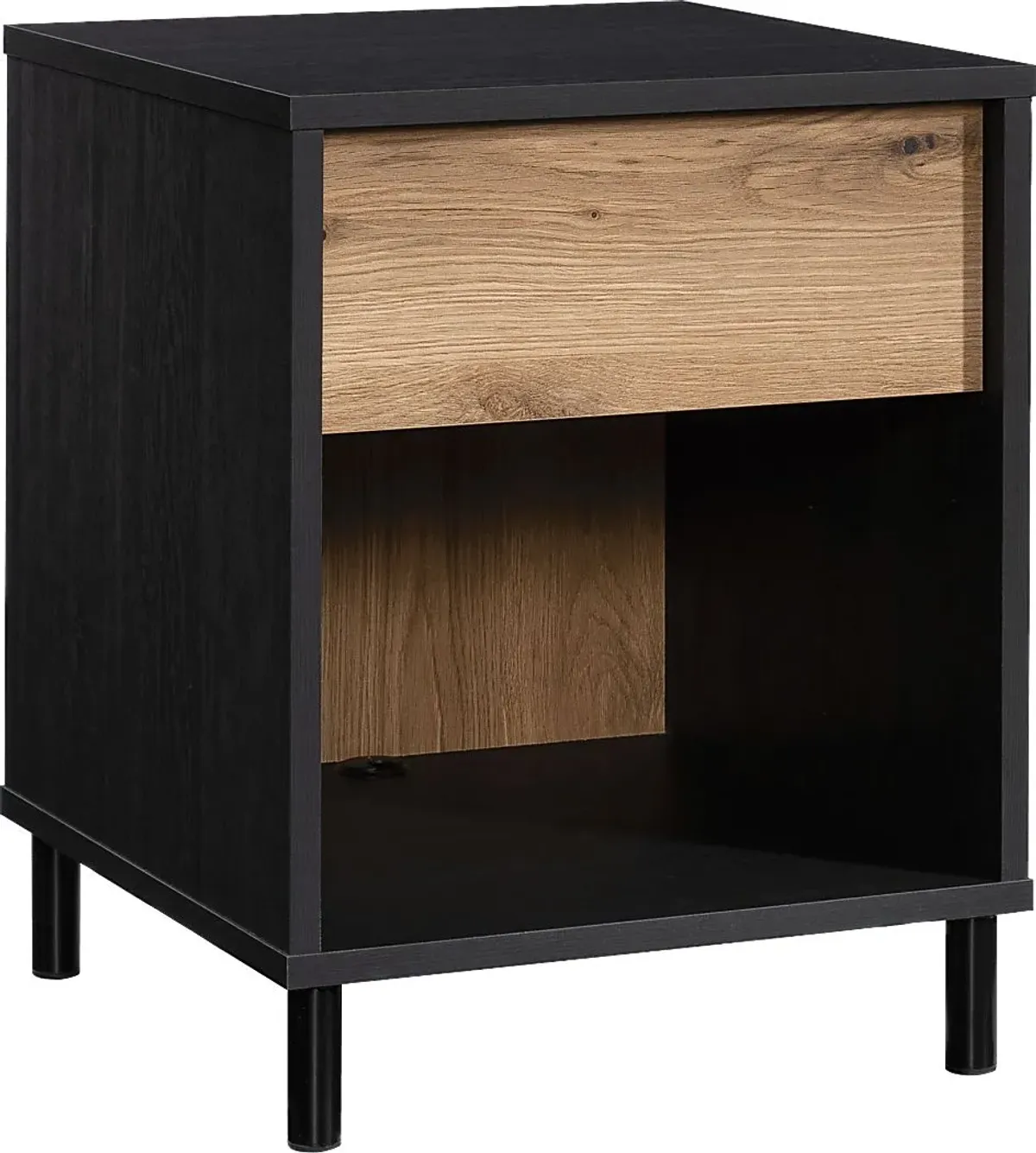 Almosa Black Nightstand