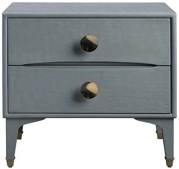 Delera Gray Nightstand