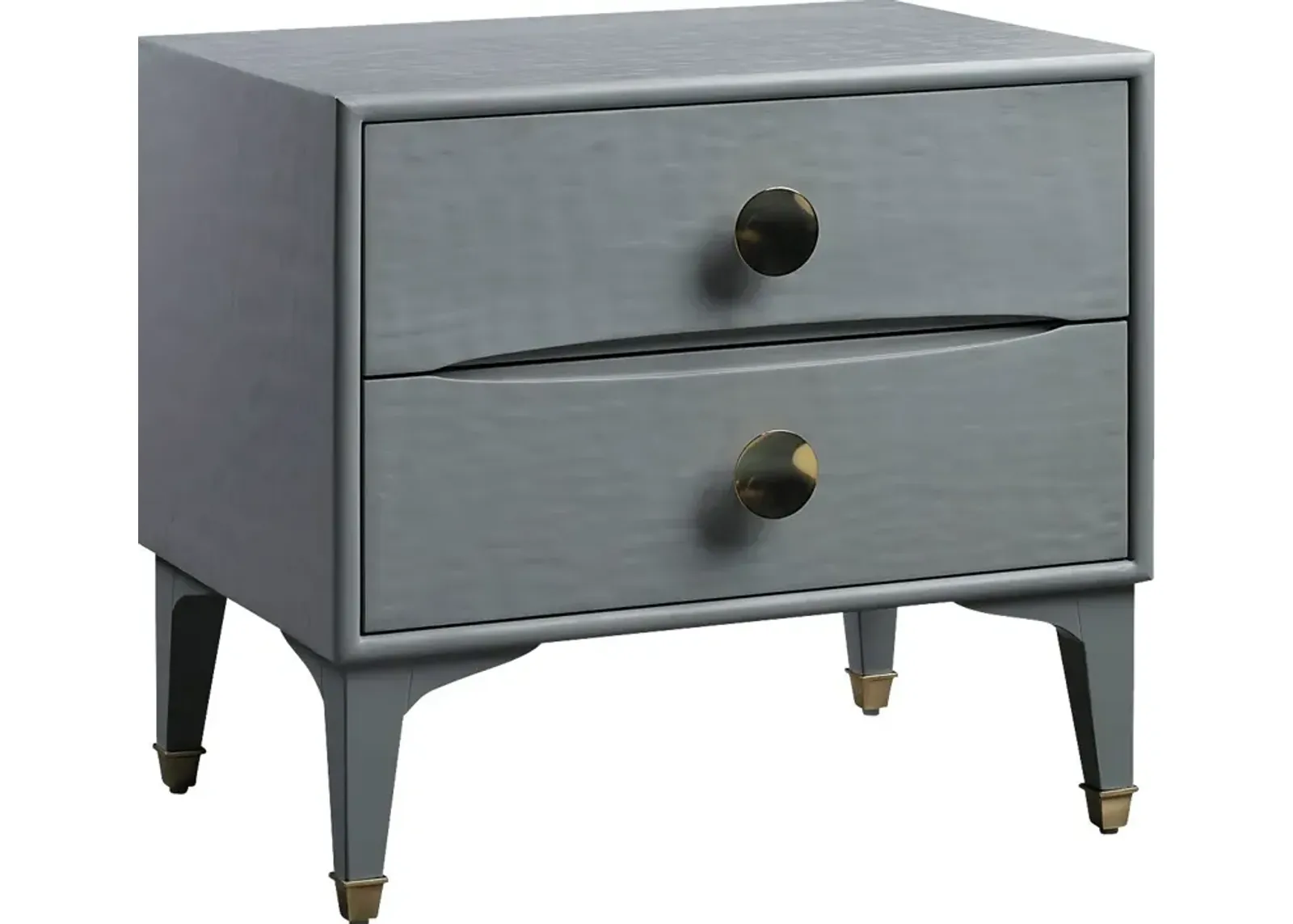 Delera Gray Nightstand