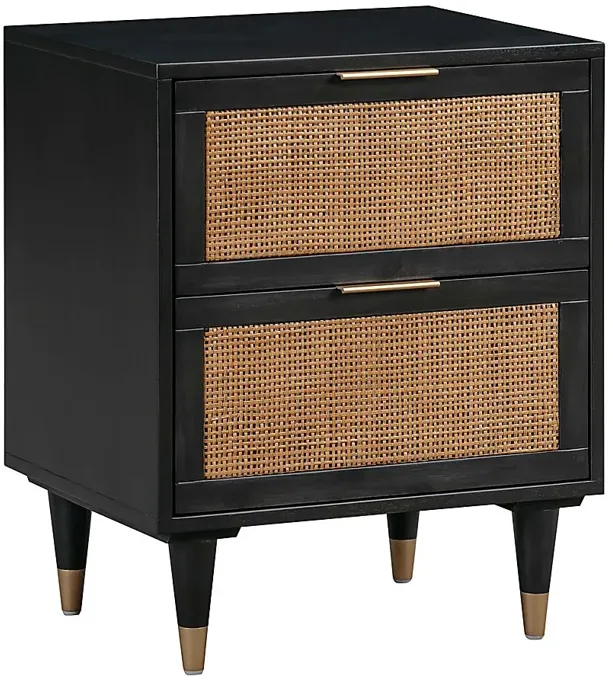 Selera Black Nightstand