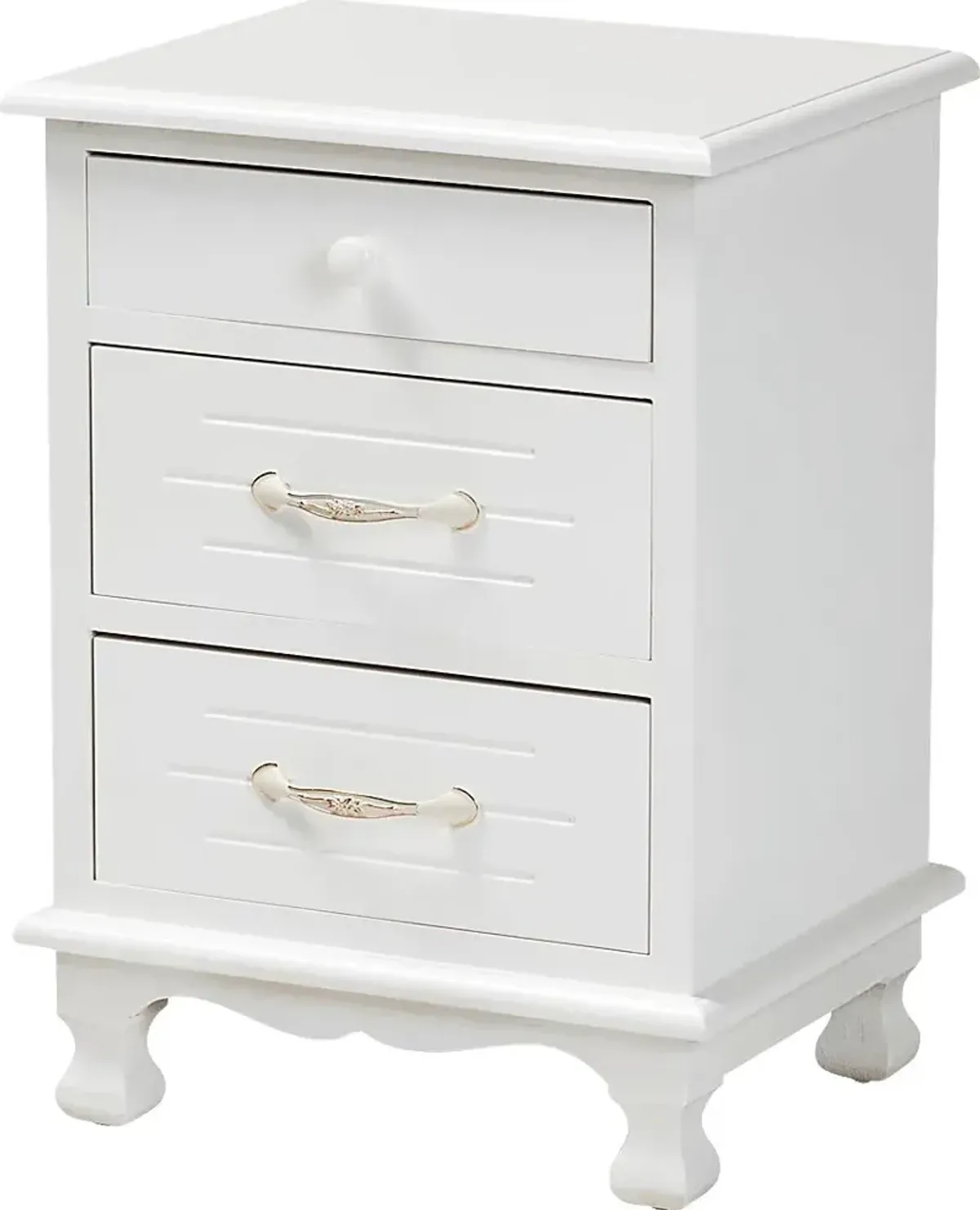 Brashear White Nightstand