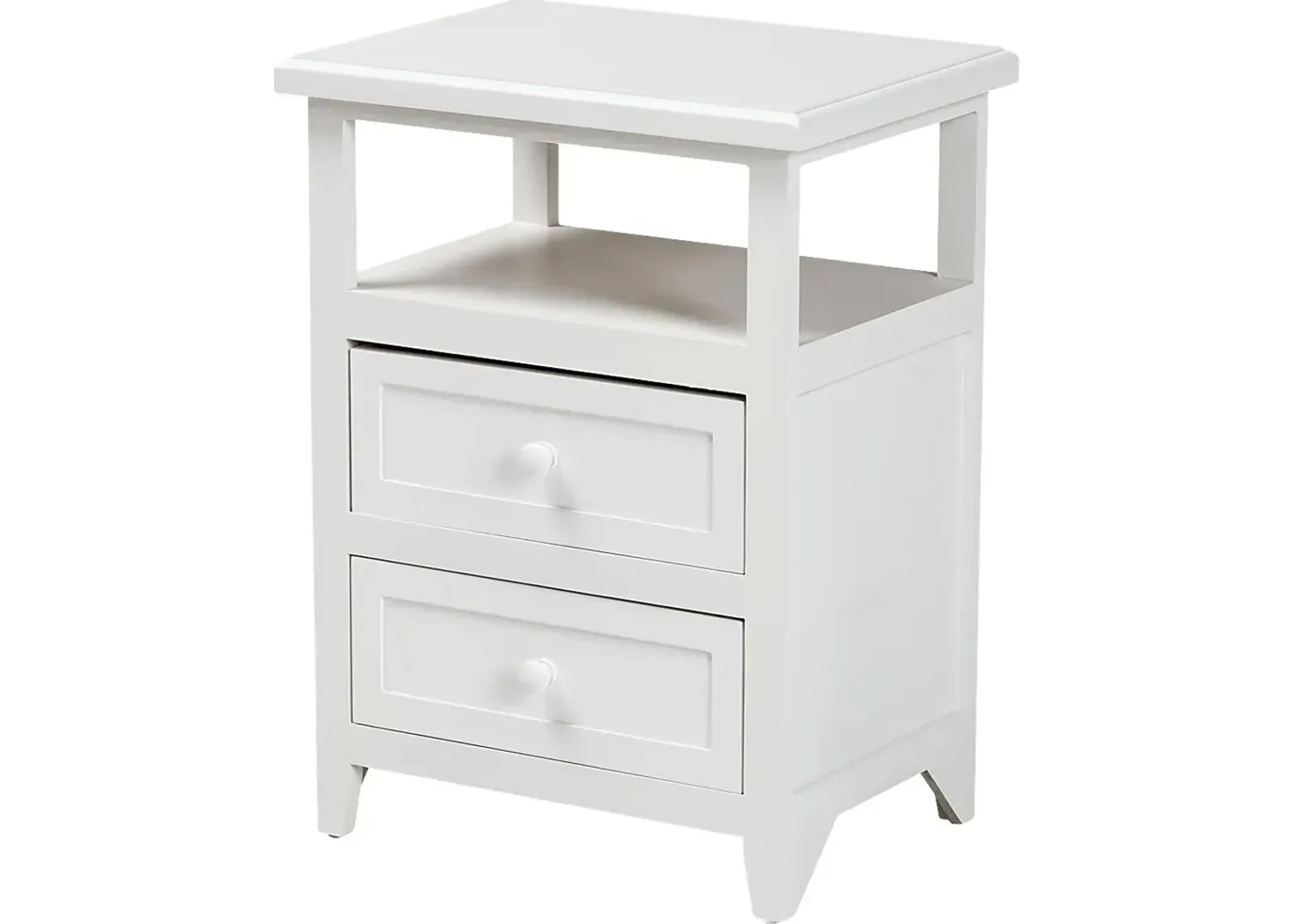 Barbaree White Nightstand