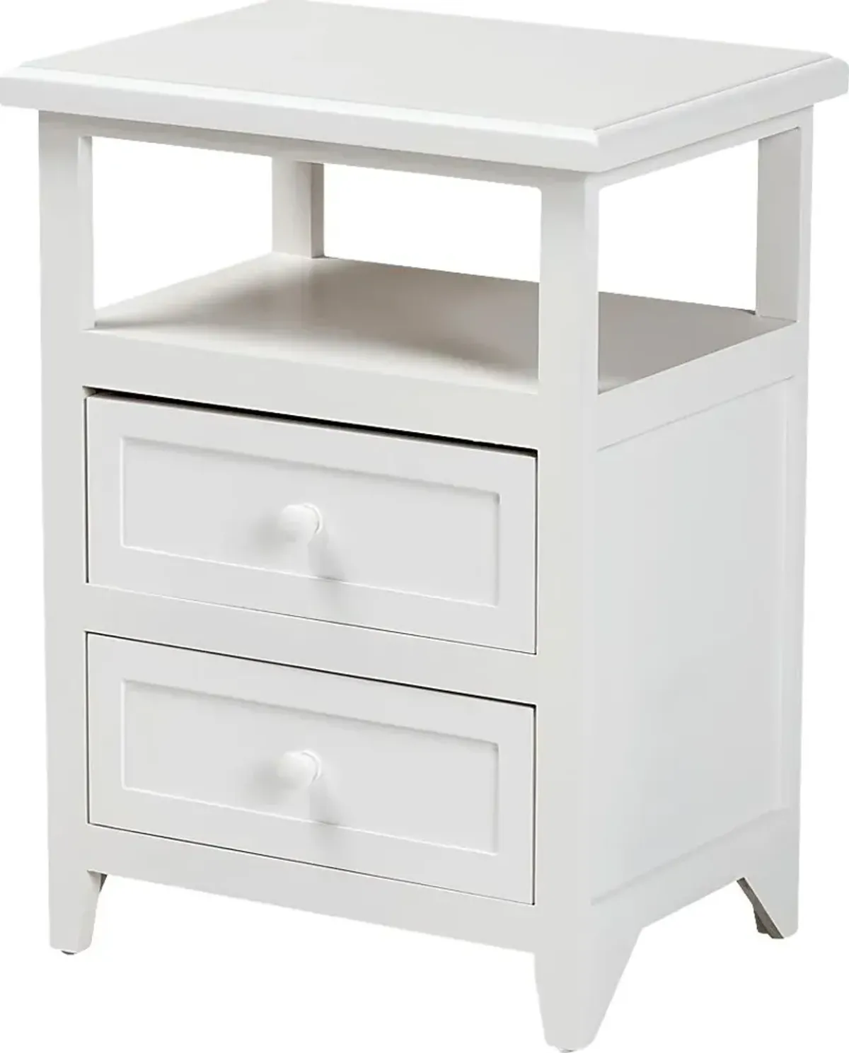 Barbaree White Nightstand