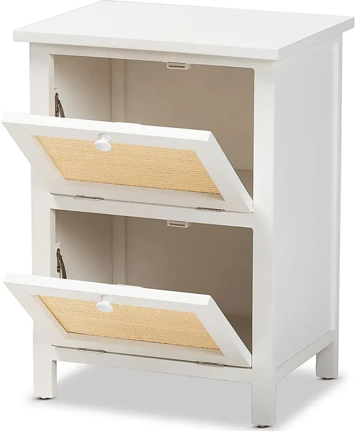 Budtime White Nightstand