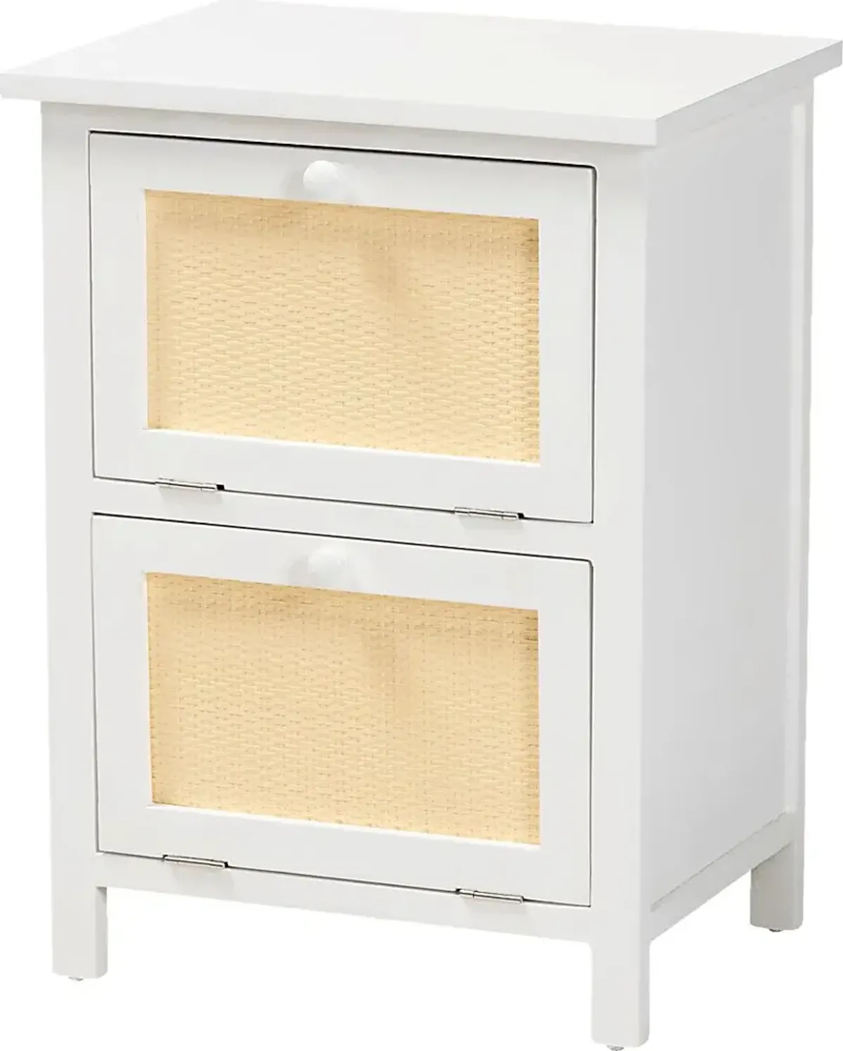 Budtime White Nightstand