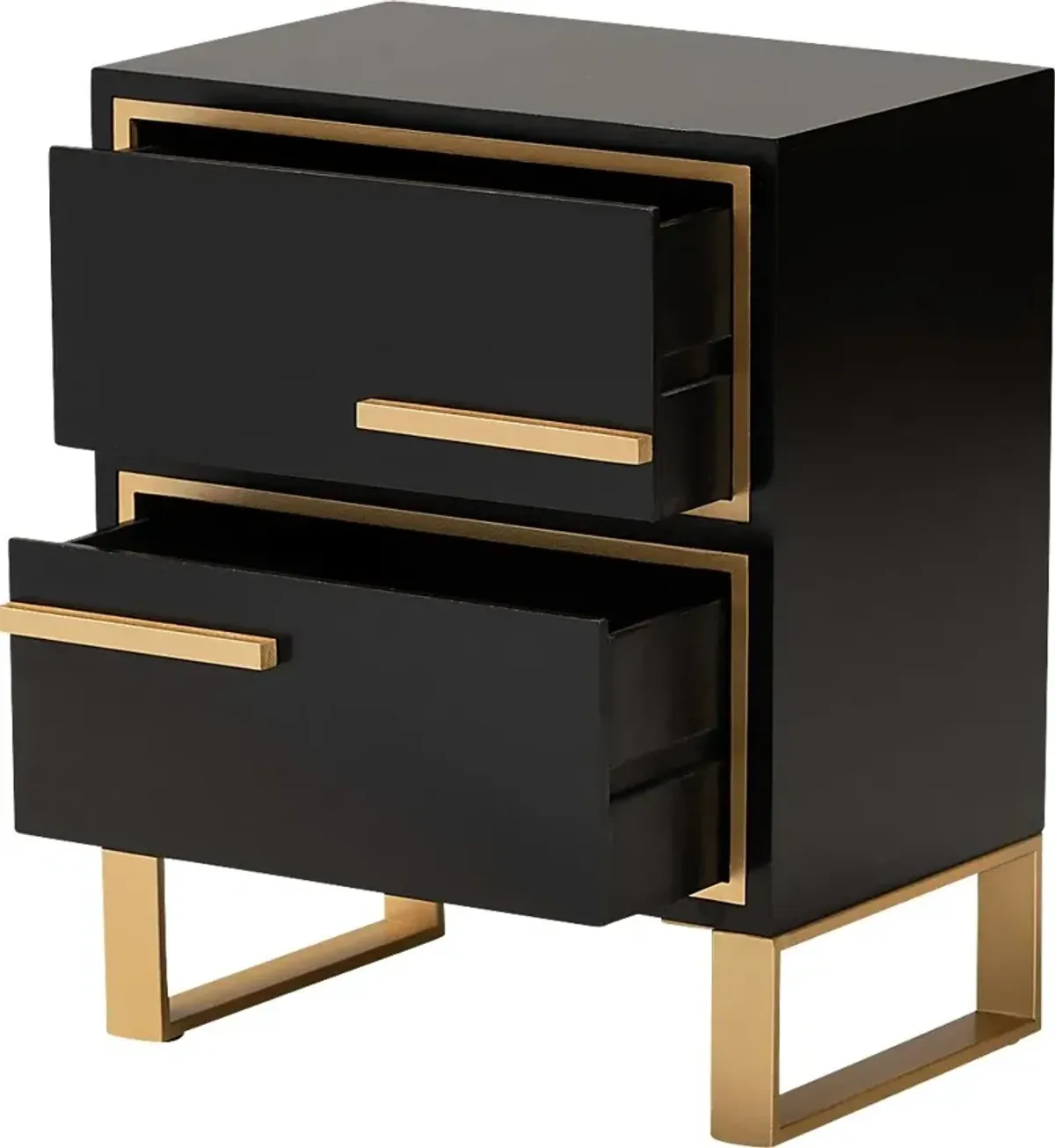 Anston Black Nightstand