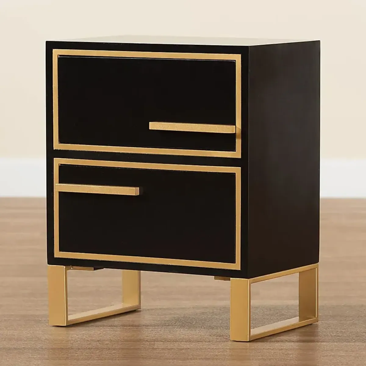 Anston Black Nightstand