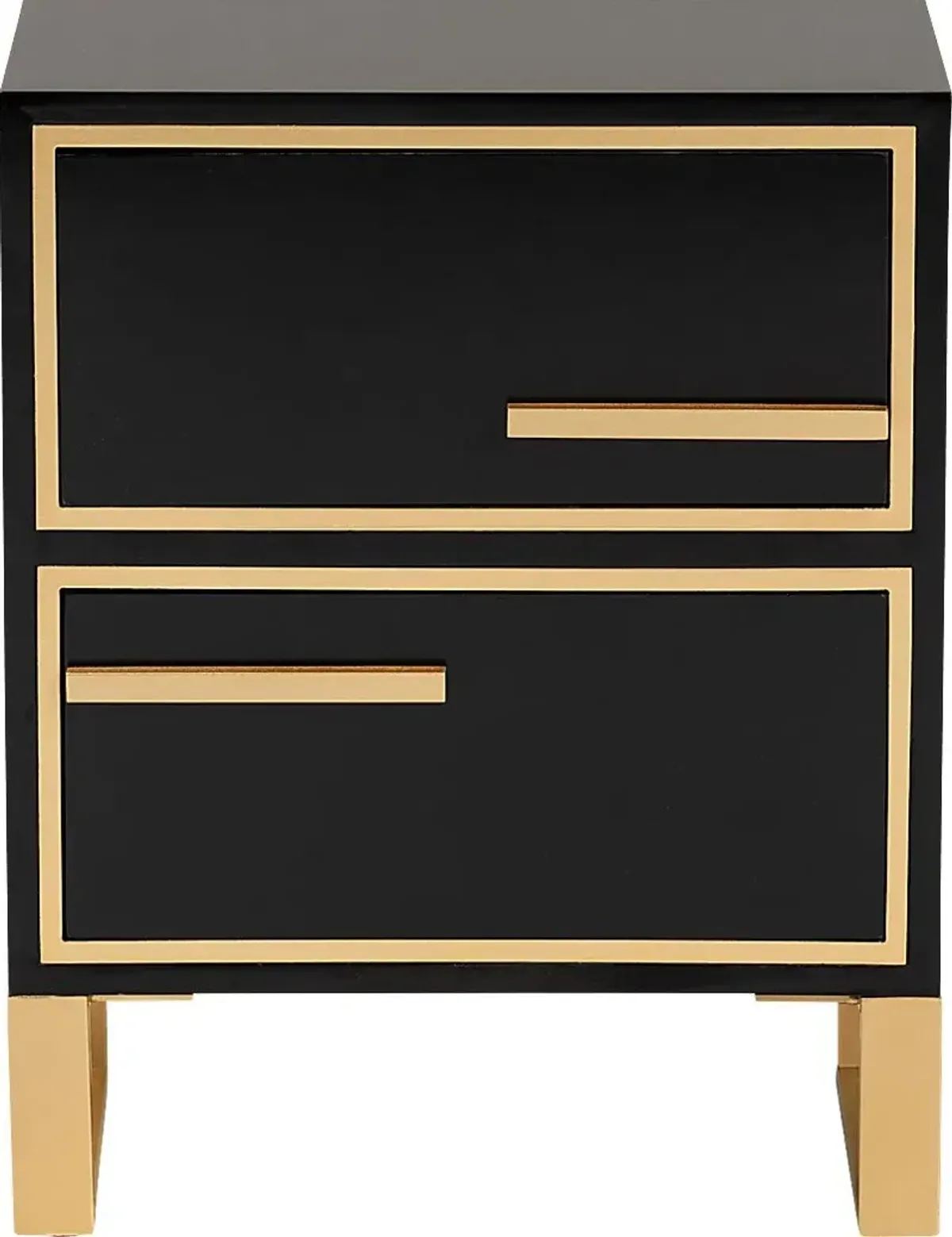 Anston Black Nightstand