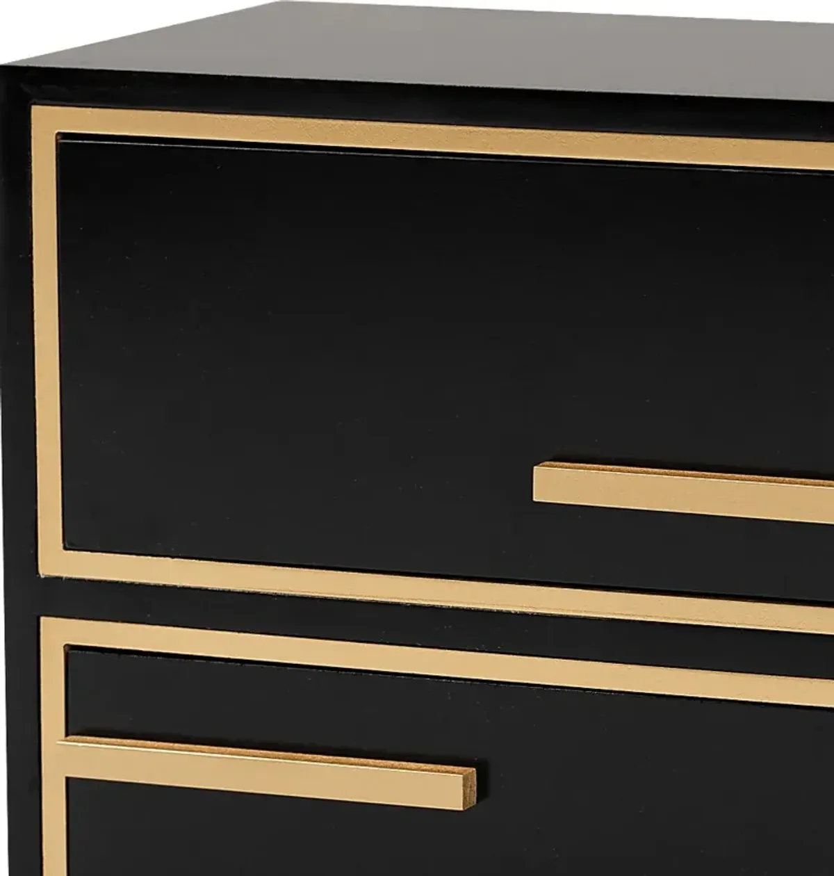 Anston Black Nightstand