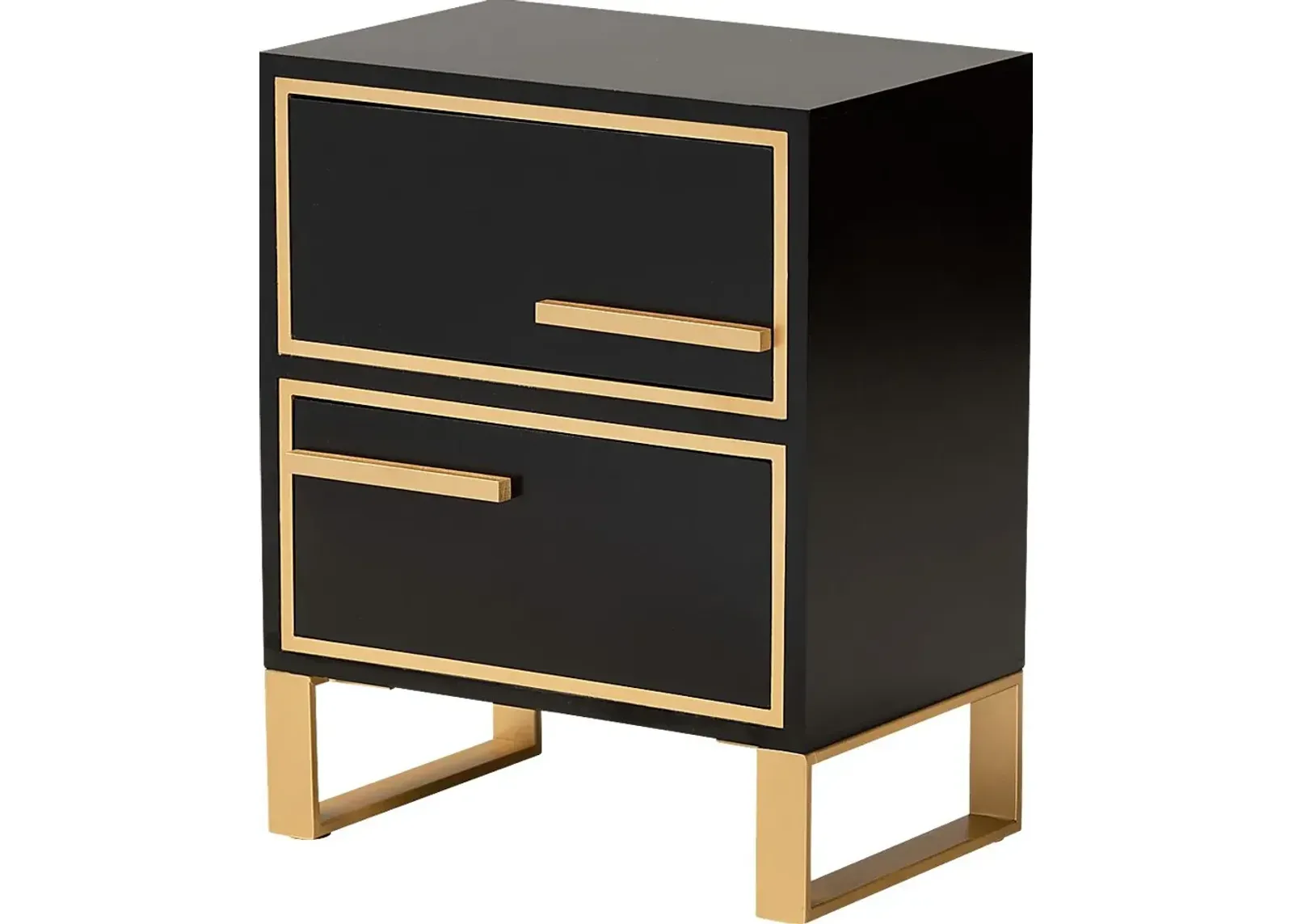 Anston Black Nightstand